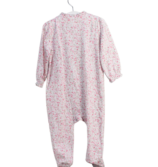 A Pink Onesies from The Little White Company in size 6-12M for girl. (Back View)