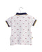 A White Short Sleeve Polos from Mayoral in size 6-12M for boy. (Back View)