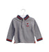 A Grey Long Sleeve Polos from Jacadi in size 6-12M for boy. (Front View)